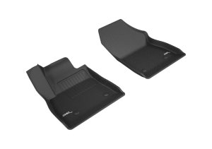 Chevrolet Cruze Floor Mat Set - Front - 3D MAXpider - Kagu - Black - `16-`19